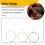 IRIN A108 6 Peças/Set Acoustic Flok Guitar String 009-045 Polegadas 6 Cordas Guitar Parts Acessórios 5