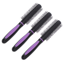 Round Hair Brush Set 3PCS Curling Rollers Slip Resistant for Blow Dry & Styling