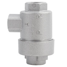 Robustes Schnellablassventil aus Aluminiumlegierung, einfache Montage, Gewindeanschluss (1 Eingang, 2 Ausgänge)