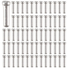 100x Bicycle Bike Shifter Brake Cable Tips Caps End Crimp Silver