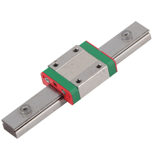 Compact Linear Rail Guide 12mm 100mm Length Smooth Movement for Industrial Use 2