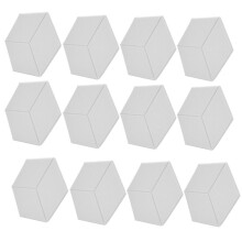 12 PACK Acoustic Foam,Self-Adhesive Sound Proof Panels,for Sound Insulation &Acoustic Treatment(White)
