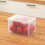 Bread Box with Lid | Reusable and Stackable Plastic Organizer Box | Square Fresh-Keeping Sealed Storage Container 5