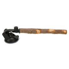 Adjustable Bird Perch Stand 15cm: Secure Window Suction for Cockatoos