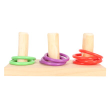 Colorful Bird Ring Toy 5cm/2.0in Parrot Chewing & Training Puzzle