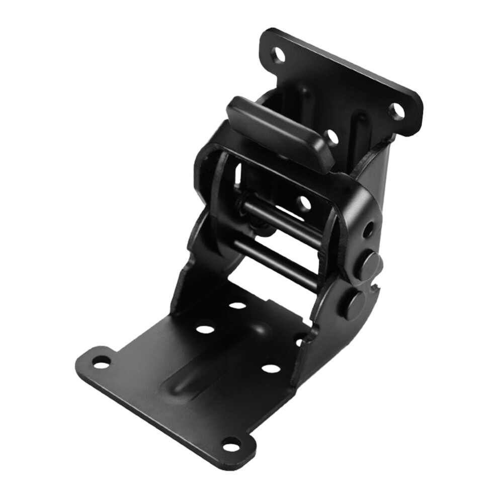 (Black, 1Pc) Self-Locking Hinges Folding Brackets 180/90 Degree Self-Locking Folding Hinges For Table Bed Desk Legs 6431700983210