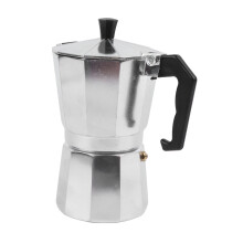 300ml Aluminum Alloy Moka Coffee Pot 6-Cup Portable Espresso Maker