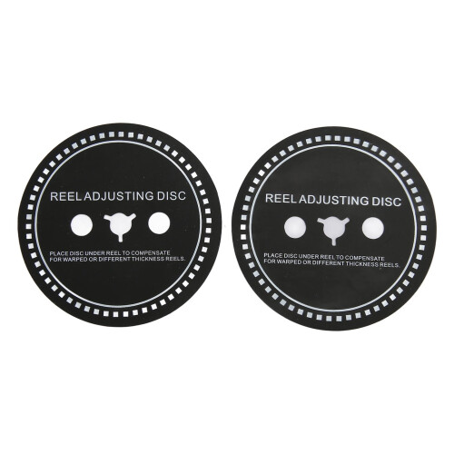 2PCS HUB Adapter Spacer Reel 1mm/0.039in Black 2