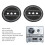 2PCS HUB Adapter Spacer Reel 1mm/0.039in Black 4