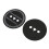 2PCS HUB Adapter Spacer Reel 1mm/0.039in Black 11