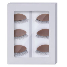Replacement Eyelids for Eyelash Mannequin , Removable Eyelid with Eyelashes Extension Training Lash Mannequin A