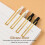 12er Pack Gelstifte 0.38mm schwarze Tinte Feinspitze 3
