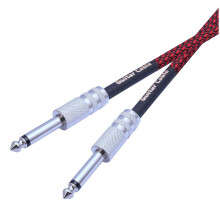 6.35mm Male to Male Straight 1/4Inch Stereo Cable Guitar Instrument Cable for Electric Guitar,Bass,Amplifier 3 Meter