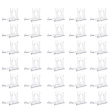 Acrylic Easel Stands Display Stands Adjustable Decorative Plate Holder for Office Home Stores Shops