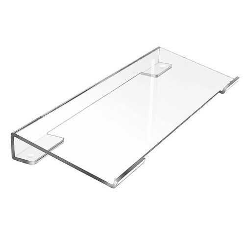 Support de Clavier D'Ordinateur Support de Clavier en Acrylique pour Bureau, Support de Clavier Transparent pour Bureau, Maison, éCole