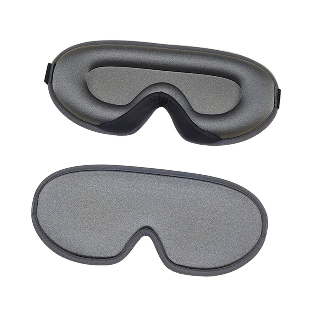 Light Luxurious 3D Contoured Sleep Mask Blocking, Adjustable & Breathable