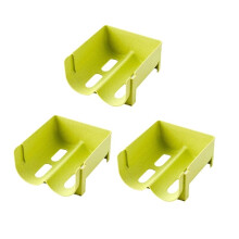 3Pcs Beer Holders Soda Can Holder Beer Holder Bottle Storage Rack Hanger Refrigerator Organizer,Green