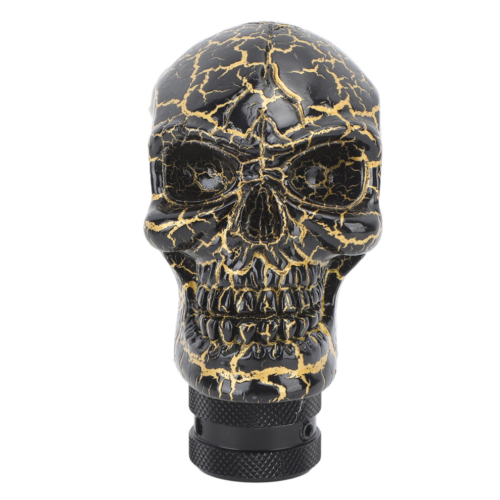 Resin Skull Gear Shift Knob For Most Manual Cars Black 7621388611072