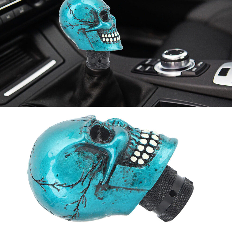 Resin Skull Gear Shift Knob For Most Manual Cars Green 4981388611100