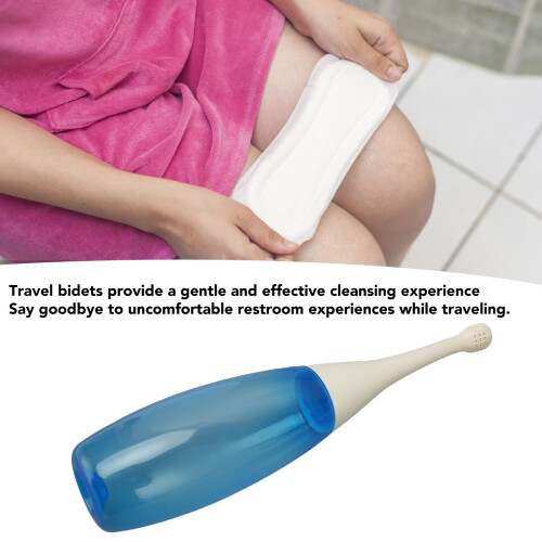 Portable Bidet 450ml Silicone Blue Handheld 2