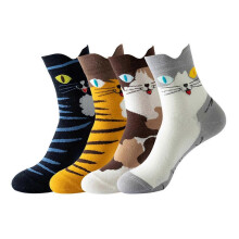 Women's 3d Animal Ear Socks Quick Drying Breathable for Spring/Summer