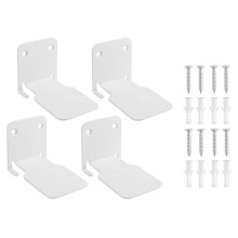 4 Pièces Étagère Flottante Invisible Organisateur de Livres Flottants Accessoires de Rangement Intérieurs Muraux Costume Étagères en Métal pour