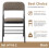 2Pcs Folding Chairs Computer Party Event Meeting Room Home Office Chairs 3