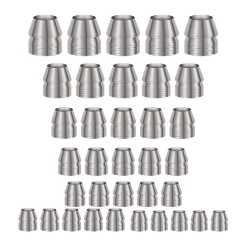 35 Pieces Safe Round Handle Wedges, Conical Mauls Handle Wedge Kit for Sledge Handle