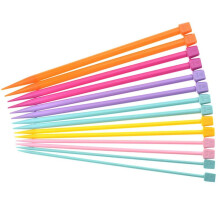 14 PCS Knitting Needles 4 mm-10 mm, Single Pointed Plastic Knitting Needles Set Extra Long Straight Knitting Set