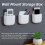 Wall-Mounted Storage Box Air Conditioner Remote Control Bedside Mobile Phone Storage Rack Storage Box Rack 4
