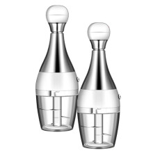 Household Cutting Machine Garlic Pounding Manual Garlic Masher Small Stirring Cutting Crusher