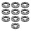 10PeçAs Aro de Acionamento da Roda Dentada (0,375 Polegadas) 19Mm Pequeno 7 T Spline para  Ms290 Ms360 Ms310 para  154 254 50 51 1