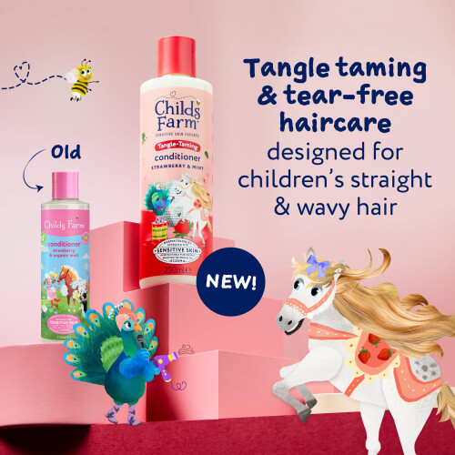 Childs Farm Tangle Taming Conditioner, Straight 1
