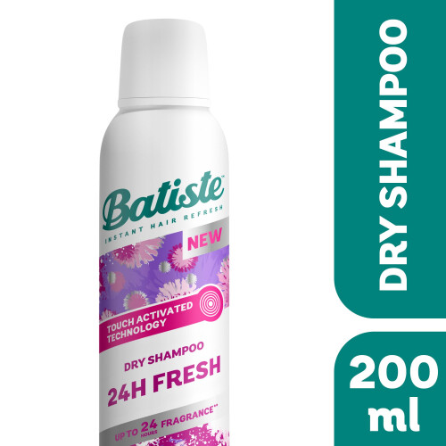 Batiste Dry Shampoo, 24H Fresh Waterless 1