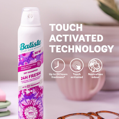Batiste Dry Shampoo, 24H Fresh Waterless 2