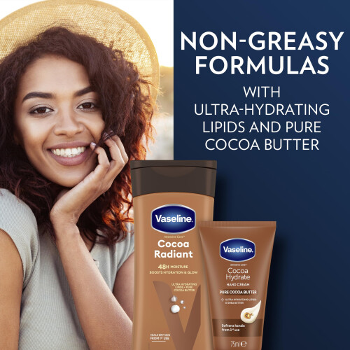 Vaseline Vaseline Cocoa Radiant and Hydrate Body 1