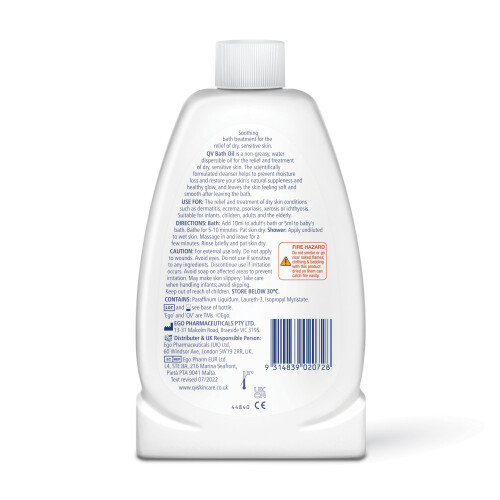 QV Bath Oil (250 ml) Moisturising 1