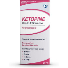 Ketoconazole 2% Medicated Shampoo – Anti-Fungal Anti-Dandruff Shampoo for Itchy, Flaky Scalp, 60ml