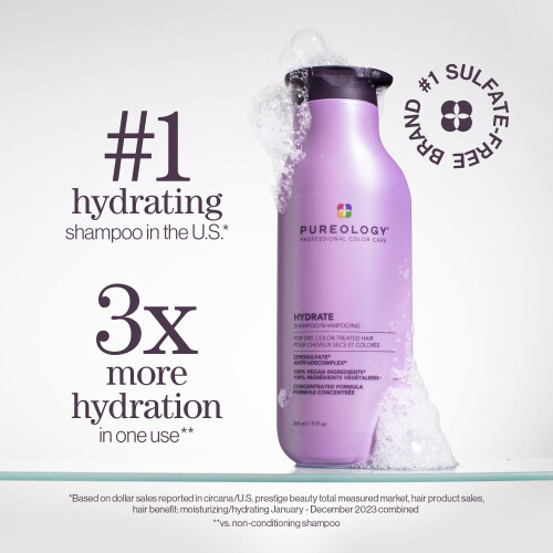 Pureology Pureology Hydrate, Moisturising Shampoo, For Medium 1