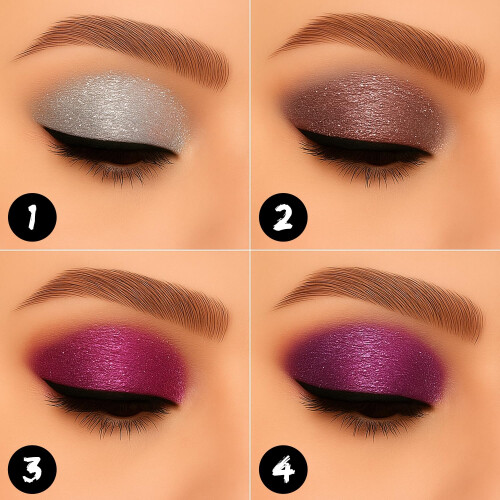 Profusion Cosmetics 5 Shade Glitter Eyeshadow 2