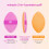 Real Techniques Real Techniques Miracle 2-In-1 Powder Puff, 3