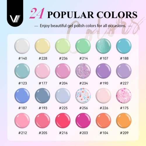 VANREESA 42 PCS Gel Nail Polish 1