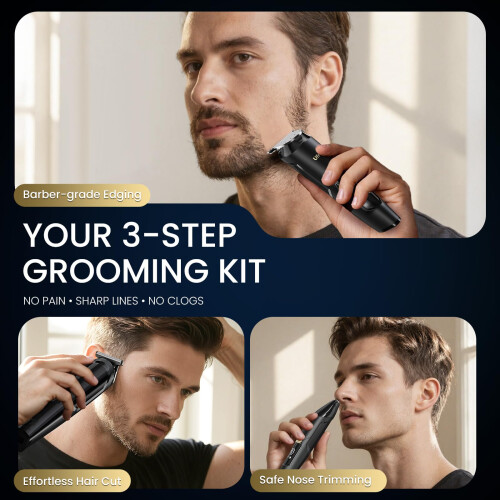 Ufree 3-in-1 Beard Trimmer Men, Men's 2