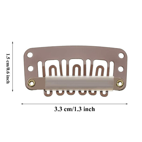 Metal Snap Clips for Hair Extensions 1
