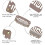 Metal Snap Clips for Hair Extensions 5