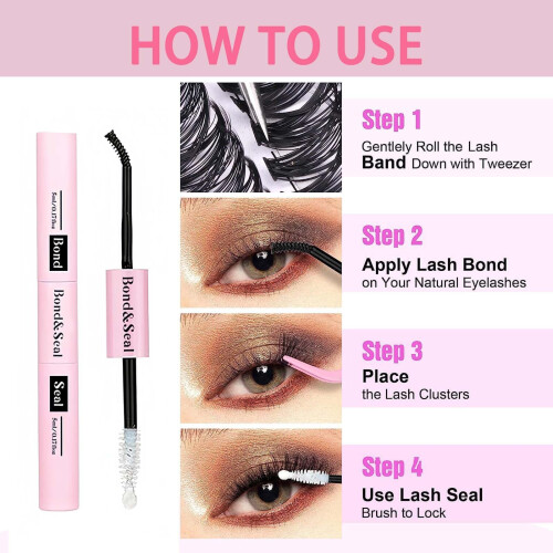 2-in-1 Lash Bond & Seal, 2pcs 2