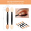 Eyeshadow Applicators, MORGLES 50pcs Disposable Eyeshadow 2