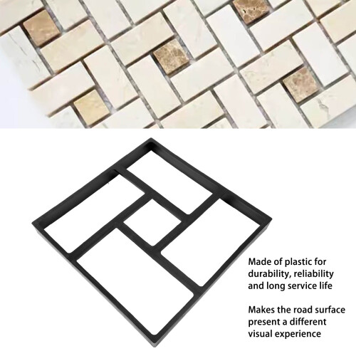 Plastik-Gartenpflasterform, DIY-Betonplatten, 580 g 2