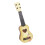 Simulation 4-saitige verstellbare Ukulele 35 cm Khaki 2