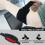 Tennis Elbow Brace Adjustable Forearm Straps Red 5